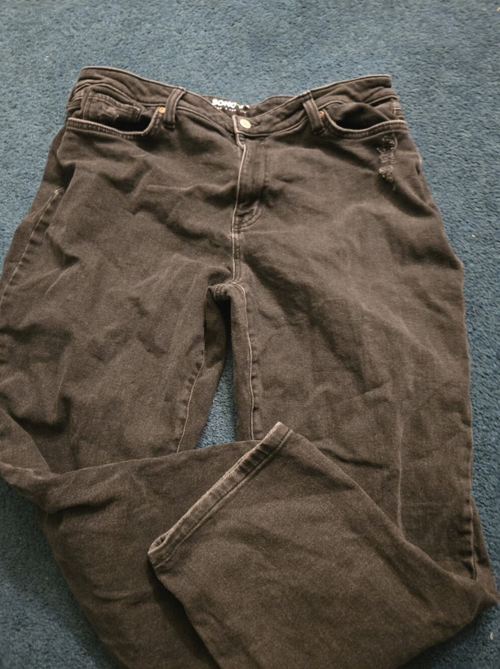 Sonoma Black Straight Leg Womens Jeans